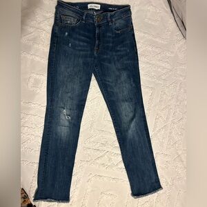 DL1961 Women's Blue Jeans Instasculpt Straight Ankle